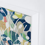 "Summer Rising" - Art Print in pink by Nancy Ramirez - Frame Close-up