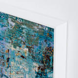 "Blue Ocean I" - Art Print in Waves by Carmen Guedez - Frame Close-up