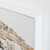 "Aurum 3" - Art Print in snow by Kamala Nahas - Frame Close-up