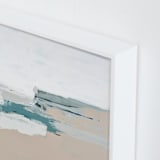 "Whitecaps" - Art Print in Cream by Caryn Owen - Frame Close-up
