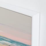 "beach impressions" - Art Print in Blue Turqouise by Eric Ransom - Frame Close-up