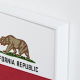 "California Flag" - Art Print in California by Erin Deegan - Frame Close-up