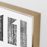 "When We Were Hidden II" - Art Print in Ink by Akweley Creative - Frame Close-up