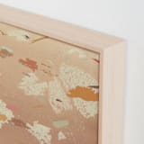 "Aki " - Art Print in Orange Brown by Shiho Whitehead - Frame Close-up