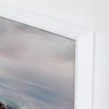 "low tide" - Art Print in Sea Mist by Lindsay Megahed - Frame Close-up