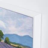 "Lavender fields" - Art Print in Lavender by Marie Stone - Frame Close-up