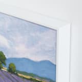 "Lavender fields" - Art Print in Lavender by Marie Stone - Frame Close-up