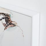 "painting of a man" - Art Print in bark by Ramnik Velji - Frame Close-up