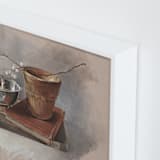 "Tallow Berries" - Art Print in Terracotta by Lorent and Leif - Frame Close-up