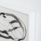 "Forward Inking" - Art Print in Charcoal by Melanie Severin - Frame Close-up