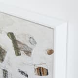 "Woolen" - Art Print in Olive by Jennifer Daily - Frame Close-up