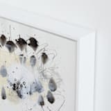 "Magnetic II" - Art Print in Black and White by Elle Claire - Frame Close-up