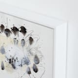 "Magnetic II" - Art Print in Black and White by Elle Claire - Frame Close-up