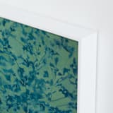 "Shifting: Spring" - Art Print in Aqua by Alysia Quisenberry - Frame Close-up