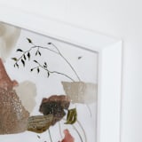 "Meet Me There" - Art Print in Blush Pink by Sarah McInroe - Frame Close-up