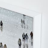 "Melancolia" - Art Print in Pale blue by Lulaloo - Frame Close-up