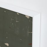 "Play" - Art Print in Green by Shiho Whitehead - Frame Close-up