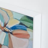 "Love in Idleness" - Art Print in Petal Peach by Mary Gaspar - Frame Close-up