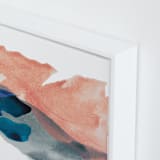 "Morning River" - Art Print in Blush Pink by Lauren Adams - Frame Close-up