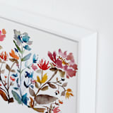 "island wildflowers no.1" - Art Print in Peach by Kiana Lee - Frame Close-up