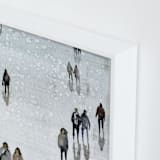 "Melancolia" - Art Print in Pale blue by Lulaloo - Frame Close-up