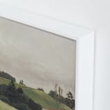 "Peaceful Vines" - Art Print in warm sky by Amanda Phelps - Frame Close-up