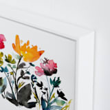 "island wildflowers no.2" - Art Print in gold poppy by Kiana Lee - Frame Close-up