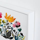 "island wildflowers no.2" - Art Print in gold poppy by Kiana Lee - Frame Close-up