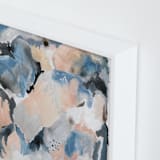 "Lake View South Carolina" - Art Print in lake blue by Erika Firm - Frame Close-up
