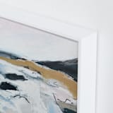 "Seafaring" - Art Print in sea mist blue by Shawnee Mills - Frame Close-up