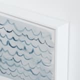 "waves" - Art Print in pool blue by Kelly Witmer - Frame Close-up