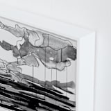 "Missouri" - Art Print in Black & White by Stephanie Nowotarski - Frame Close-up