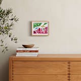 "City State of Mind" - Art Print in Flamingo Pink by Jordan Sondler - In a Room