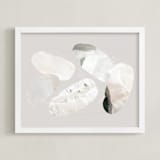 "Unturned 2" - Art Print in Putty by Melanie Severin - Framed