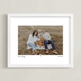 "With a Heart: Foil Framed Photo" - Foil Framed Photo in Gold by Laura Hamm - Framed
