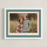 "Ribbon Frame: Landscape Framed Photo" - Framed Photo in Holly Sprig by Carolyn MacLaren - Framed