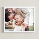 "The Big Picture: Father's Day Framed Photo" - Framed Photo in White by Minted - Framed
