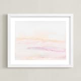 "Eventide" - Art Print in White by Itsy Belle Studio - Framed