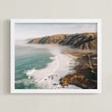"Highway One" - Art Print in Seafoam Green by Christian Florin - Framed
