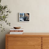 "Marfa Inside" - Art Print in Peach by Stephanie C Martinez - In a Room