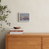 "Across The Lake |" - Art Print in Dove Grey by Synnöve Seidman - In a Room