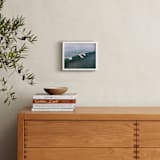 "Wave on film" - Art Print in Silver Sage by Danielle Elizabeth Guthrie - In a Room