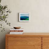 "Enchanted Vista" - Art Print in White by Jenny Partrite - In a Room