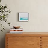 "Seafront" - Art Print in Sea Blue by Itsy Belle Studio - In a Room