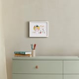 "Globetrotters" - Art Print in Ocean Blue by ERAY - In a Room
