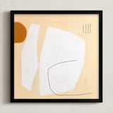 "TURMERIC & TUSK" - Art Print in eggshell by Keren Toledano - Framed