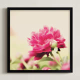 "Stretching Forth" - Art Print in Peony by Erin Niehenke - Framed