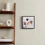 "Watercolor Abstract Flora Series : Fall 1" - Art Print in Purple and Orange by Marta Spendowska - In a Room