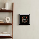 "Home Sweet Home" - Art Print in Charcoal by Melissa Kelman - In a Room