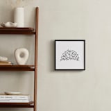 "You are my Rising Sunshine" - Art Print in Black by Dean Street - In a Room